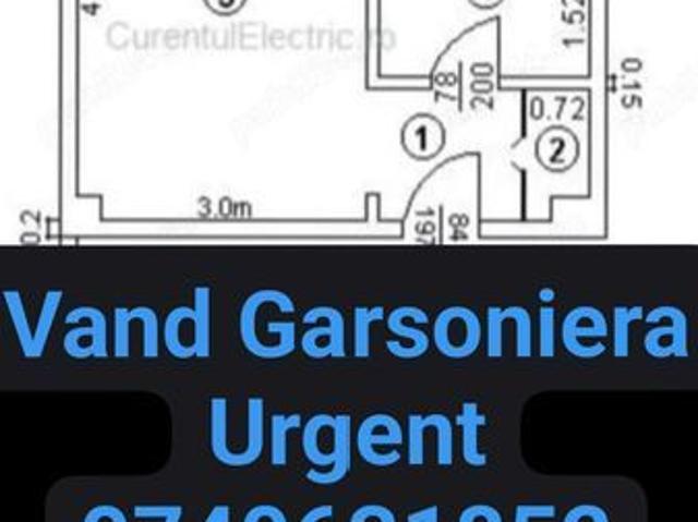 Vand Garsoniera urgent