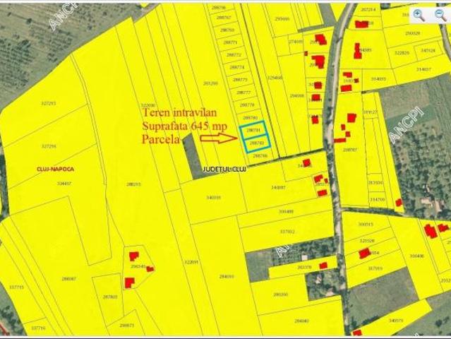 Vand teren intravilan Zona Borhanci Suprafata 1290 MP