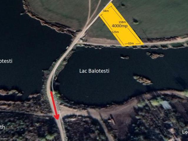 Vand teren Lac Balotesti 4000 mp str Lacului