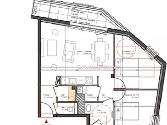 Vannes 56000 Achat / Vente appartement 3 pièces t3 terrasse