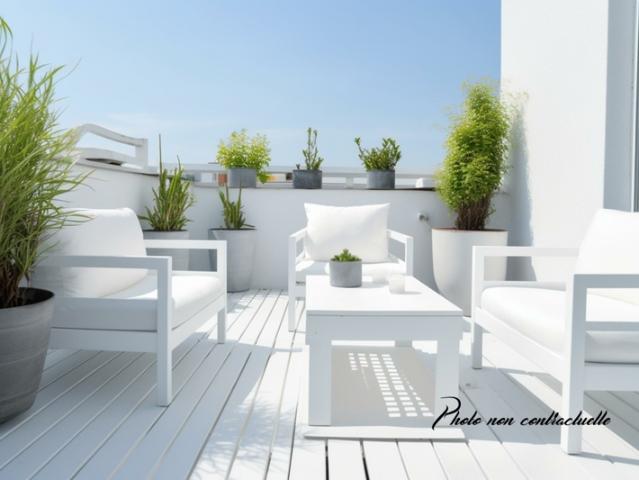 VANNES Appartement 3 pièces 1er étage Sud 69.45m² ascenseur terrasse 48.48m² garage