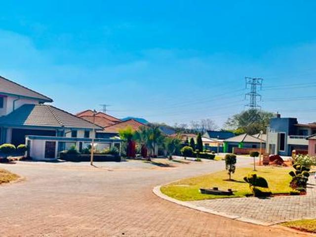 vacant stand in a secure estate