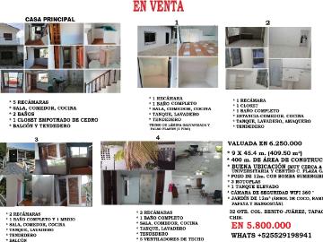 VALUADA EN MAS DE 6M VENDO CONJUNTO DE CASAS EN TAPACHULA, CHIAPAS MEXICO