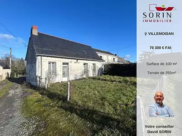 Val d'Erdre Auxence 49370 Achat / Vente maison 3 pièces t3 au dernier étage