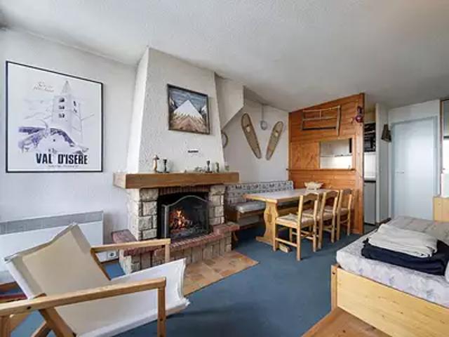 Val d'Isère 73150 Achat / Vente appartement 3 pièces t3 au dernier étage cave