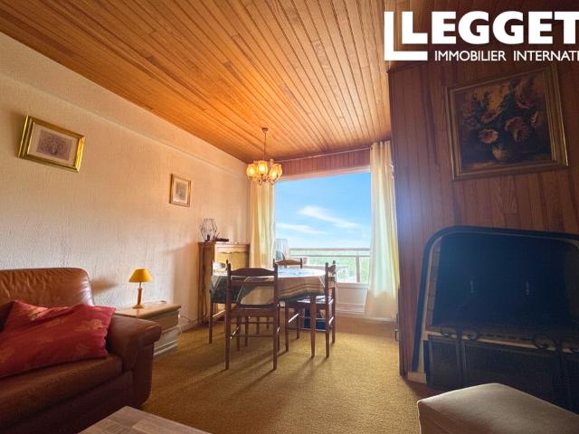 Valberg, appartement 1 pièce exposé sud est, avec garage, parking et local à ski