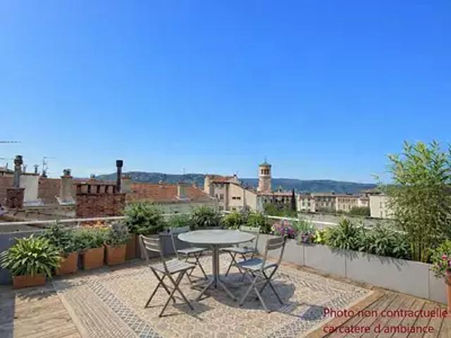 Valence 26000 Achat / Vente appartement 3 pièces t3 au dernier étage terrasse