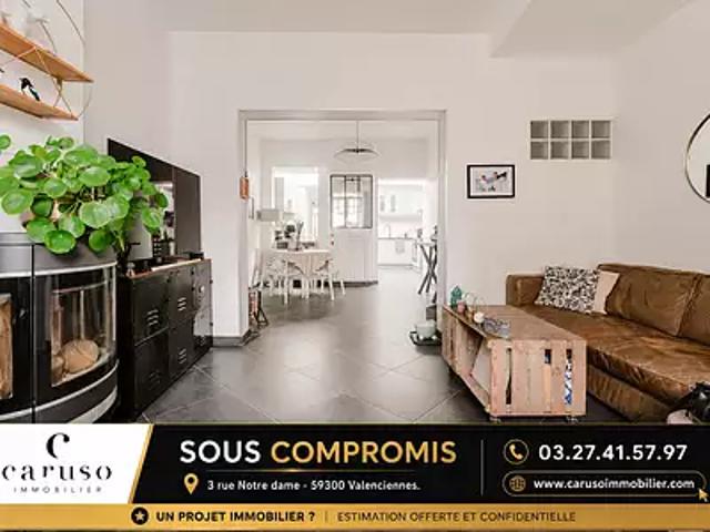 Valenciennes 59300 Achat / Vente maison 4 pièces t4 cave