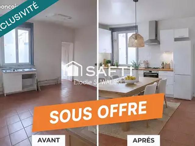 Valenciennes 59300 Achat / Vente maison 5 pièces t5 parking