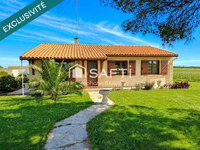 Valeyrac 33340 Achat / Vente maison 6 pièces t6 terrasse