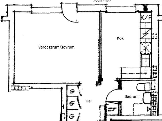 Välkommen till 1 rum och kök på tredje våningen på Jakobsgatan 14 D i Nybro!