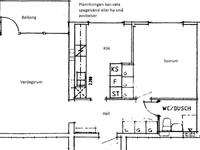 Välkommen till 2 rum och kök på tredje våningen på Jakobsgatan 20 B i Nybro!