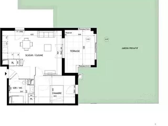 Vallauris 06220 Achat / Vente appartement 2 pièces t2 parking