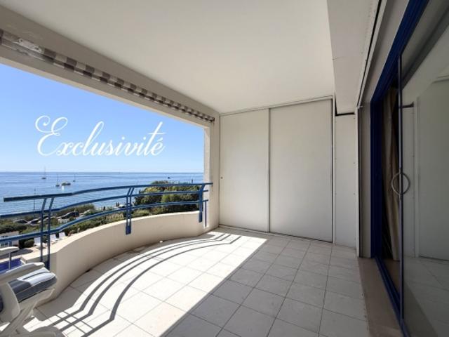 Vallauris, Golfe Juan, T3 en front de mer dans résidence avec piscine