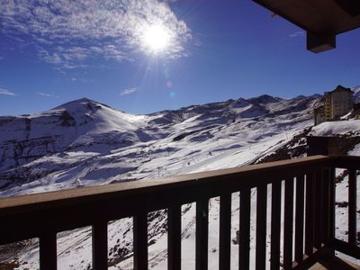 Valle Nevado, ski in and out