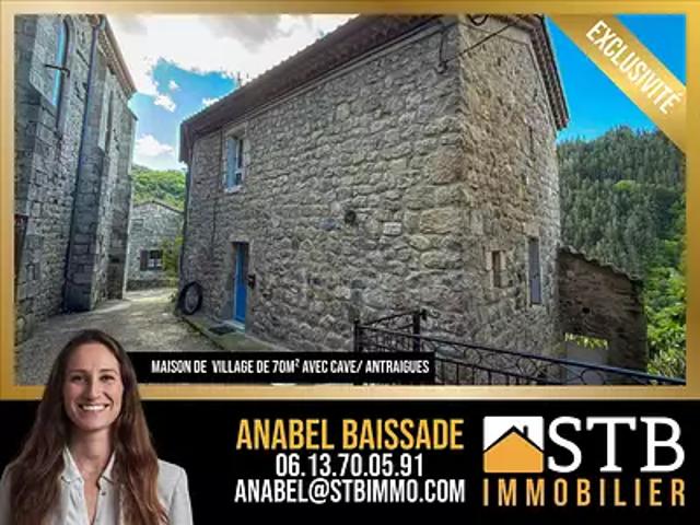 Vallées d’Antraigues Asperjoc 07530 Achat / Vente maison 3 pièces t3