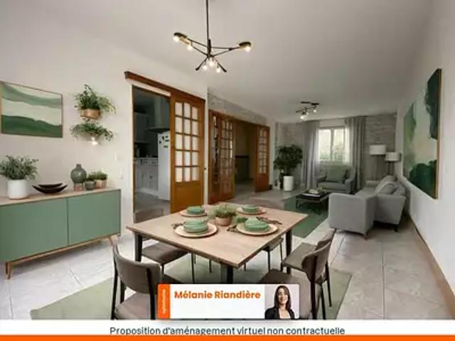 Vallon sur Gée 72540 Achat / Vente maison 5 pièces t5 terrasse