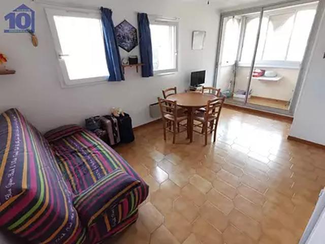 Valras Plage 34350 Location appartement 2 pièces t2 terrasse