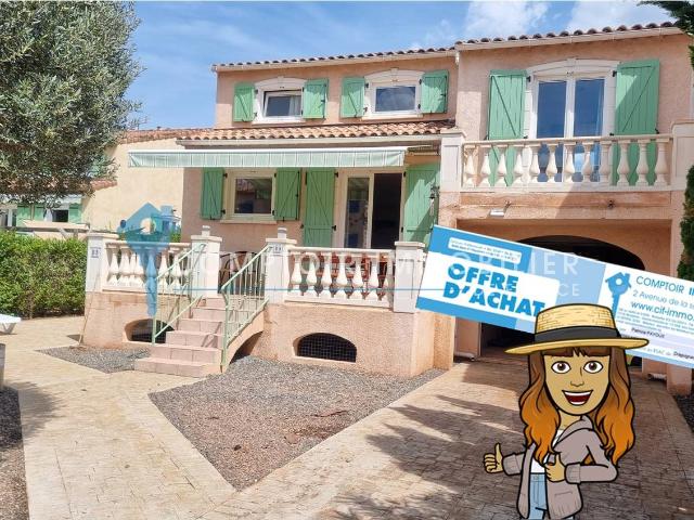 Var 83 À Vendre Vidauban Villa 3 chambres dans un do. 73m² Vidauban