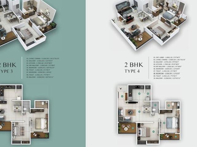 Vardhaman Altezza 2 Bedroom 744 Sq. Ft. Apartment in Tathawade Pune Listing ID: #10208