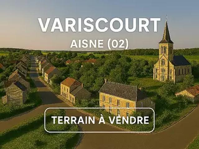 Variscourt 02190 Programme neuf terrain neuf à vendre