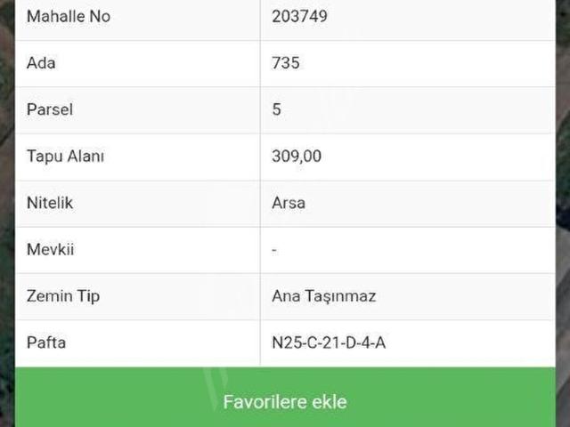 VARSAK ALTIAYAKTA İMARLI ARSA
