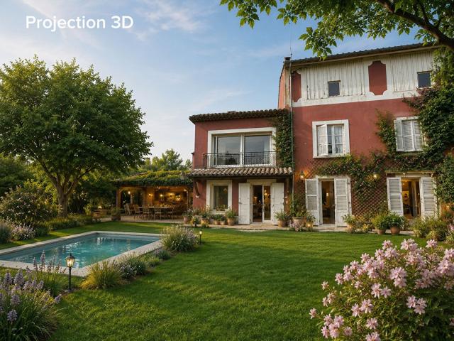 Vaste mas en campagne à restaurer 295m² Châteauneuf de Gadagne