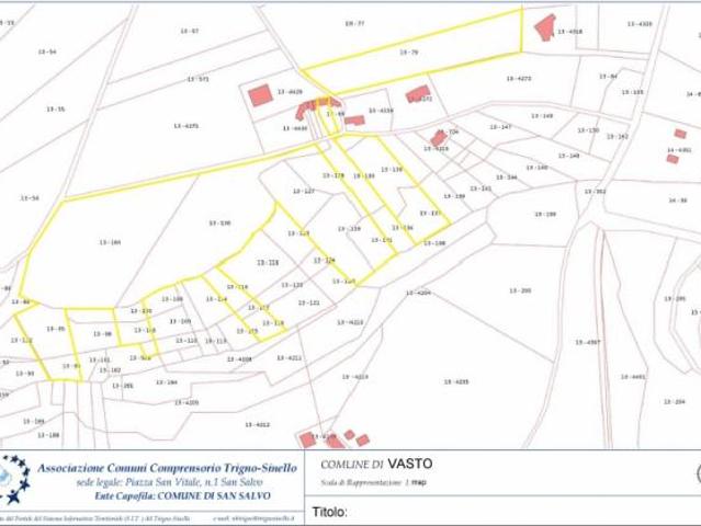Vasto vendesi terreno agricolo 33 Mq zona Vasto Paese