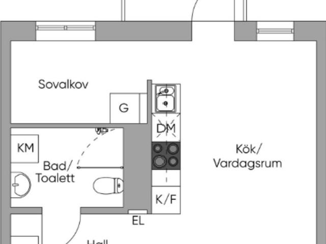 Västra Frölunda 2rok 13mån 10.350kr/mån