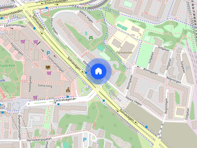 Västra Vägen, Solna