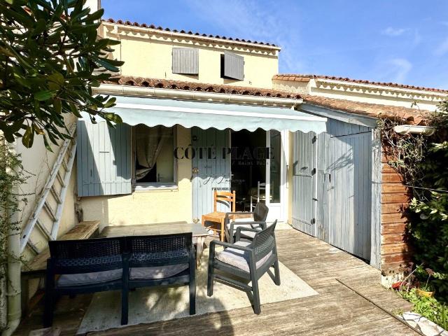VAUX SUR MER proche plage NAUZAN T3 avec jardin au prix 22