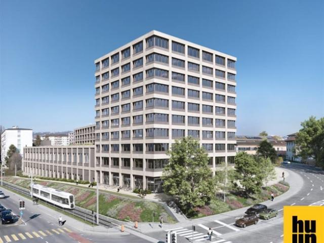 Vaudbureaux, reste 4'000 m2, Minergie, superbe vue, divisibles, au pied métro M1 et Gare CFF