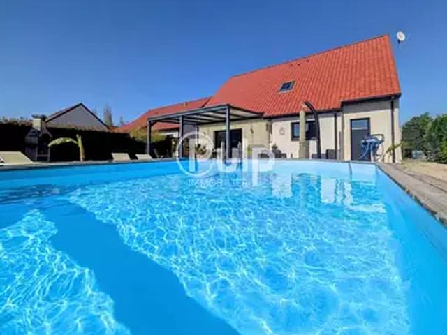 Vaudricourt 62131 Achat / Vente maison 6 pièces t6 piscine jardin