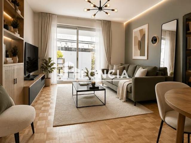 Vaugirard: immeuble moderne 2 pieces 48 m² avec balcon 7m2 cave et parking