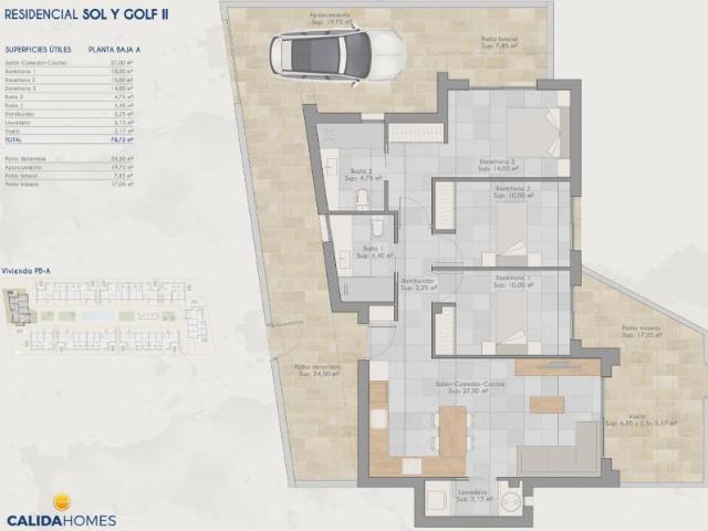 Venta 3 Dormitorio Bangalos Torre Pacheco Murcia DS86021044