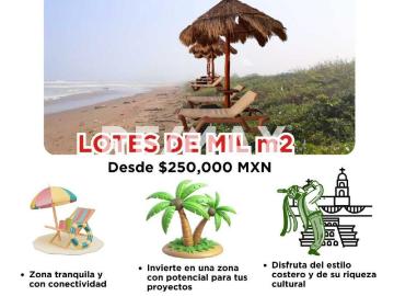 VENTA TERRENO FRENTE AL MAR PAPANTLA VERACRUZ
