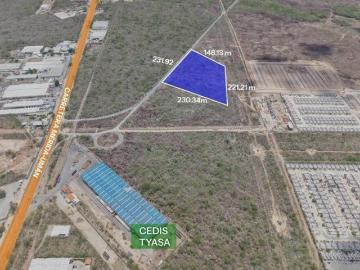 Venta Terreno 4 HAS Uso Industrial en venta Zona Cedis Amazon, Yucatán