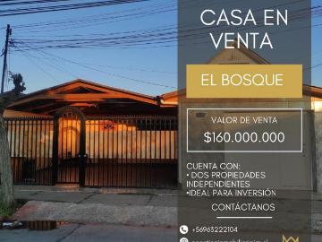 VENTA CASA 5HAB 2BA EL BOSQUE
