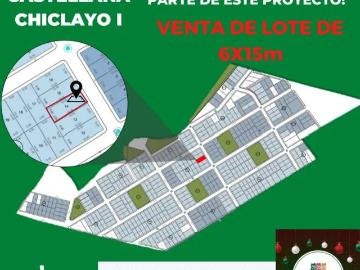 VENTA DE TERRENO CHICLAYOII LA CASTELLANA REFERECIA: DETRAS DE SODIMAC