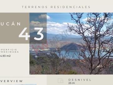 Venta de Terreno de 1257.09 m2 en el Santuario fraccionamiento ecológico Tucán 43