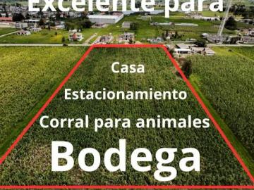 Venta de Terreno Ejidal ideal para casa de campo, locales, bodega, departamentos