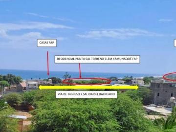 VENTA DE TERRENO EN PUNTA SAL EN ESQUINA DE 486 M2