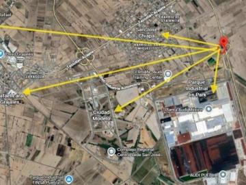 VENTA DE TERRENO EN SAN JOSE CHIAPA CERCA DE AUDI