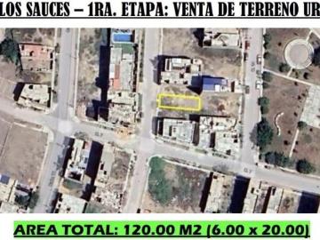 VENTA DE TERRENO EN URB. LOS SAUCES PRIMERA ETAPA