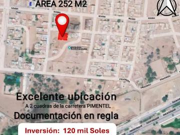 Venta de Terreno en Urbanización Avientel, Pimentel Chiclayo