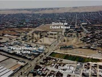 Venta de terreno en zona industrial de Pocollay Tacna Área de 6,960 m2