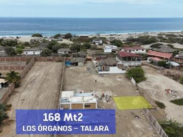VENTA DE TERRENO PARA CASA DE PLAYA EN LOS ORGANOS EN PIURA DE 168 M2
