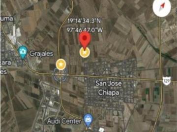 VENTA DE TERRENO USO HABITACIONAL H4, A 3 MINUTOS DE LA PLANTA INDUSTRIAL AUDI EN SAN JOSE CHIAUTLA