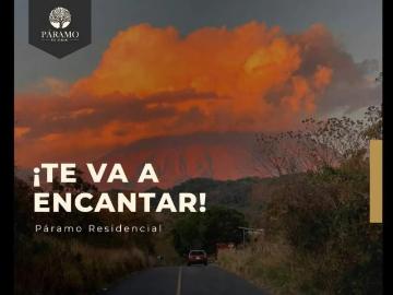 VENTA DE TERRENOS CAMPESTRES EN RESIDENCIAL PARAMO