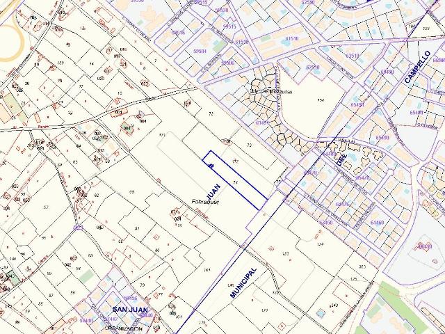 Venta de un suelo urbanizable sin programación en Partida Fabraquer, Polígono 3, Parcela 74 Sant Joan d’Alacant